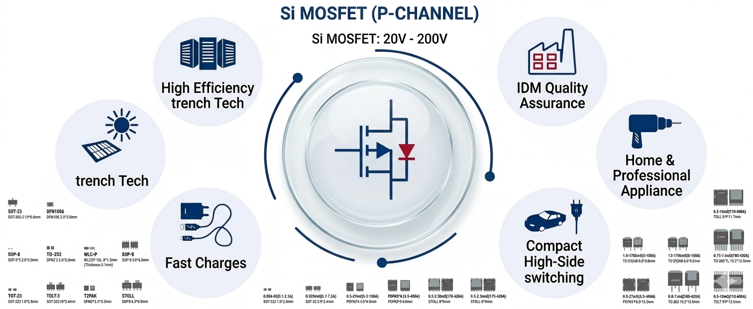 P-Channel MOSFET Portfolio
