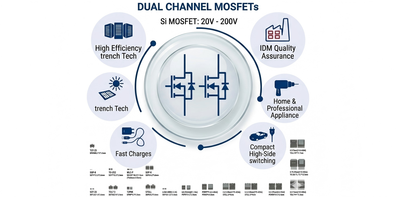 Dual-Channel MOSFET Portfolio